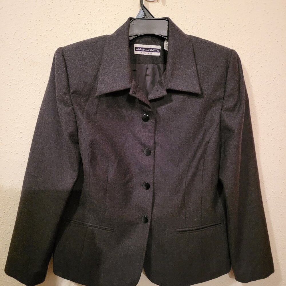 Amanda Smith Wool Blend Jacket Blazer Size 14 Bust 40